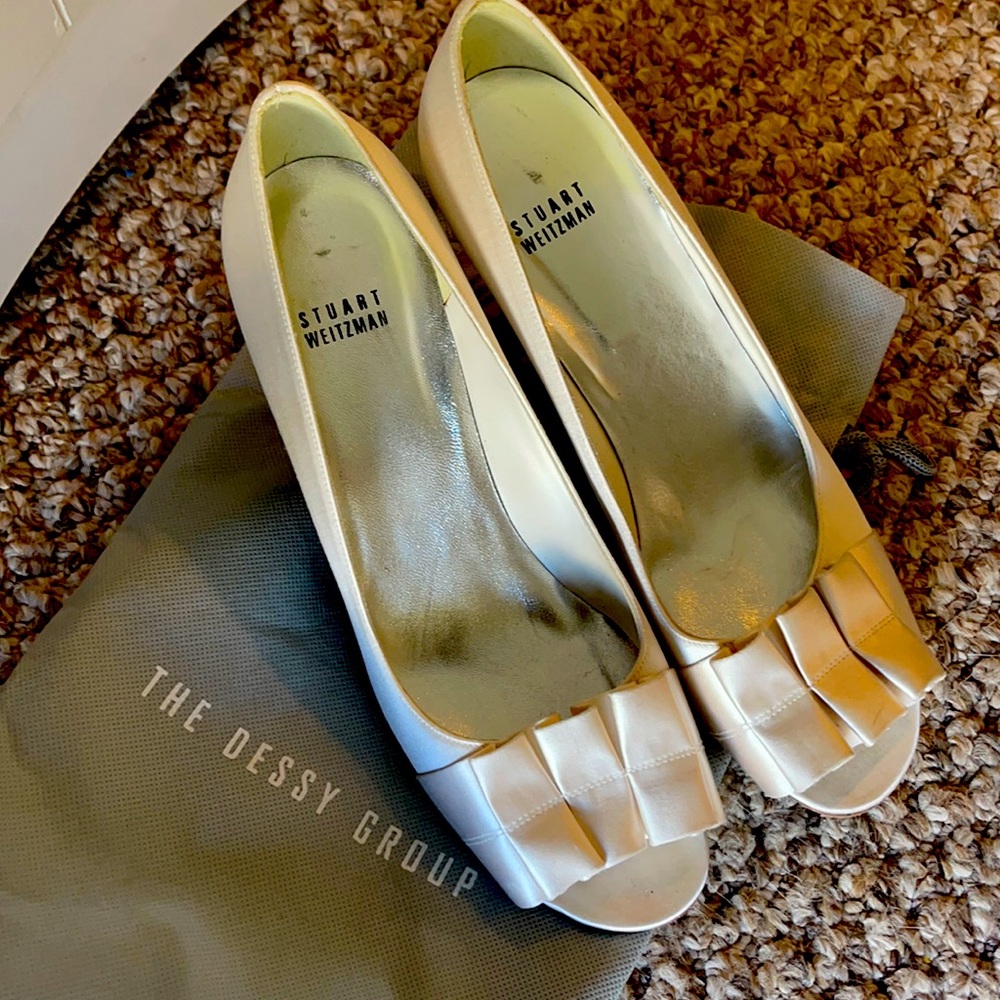 Stuart Weitzman kitten heel shoes